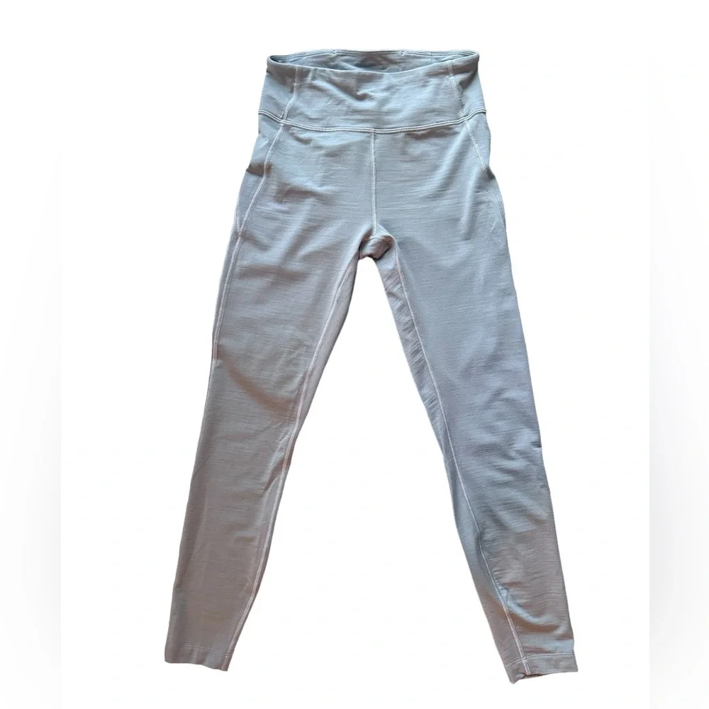 Allbirds Natural Leggings Grey Size Small Merino Wool Blend Run Pant